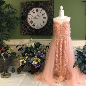 Formal Princess Pageant Prom dress gown